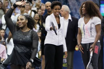 27 ஆண்டுகால டென்னிஸ் வாழ்க்கைக்கு முடிவு! கண் கலங்கிய பிரபல வீராங்கனையை வாழ்த்திய ஒபாமாவின் மனைவி