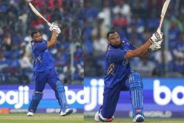 ஒரே ஓவரில் 30 ஓட்டங்கள் விளாசிய பொல்லார்ட்! மும்பை இந்தியன்ஸ் கம்பீர வெற்றி (வீடியோ)