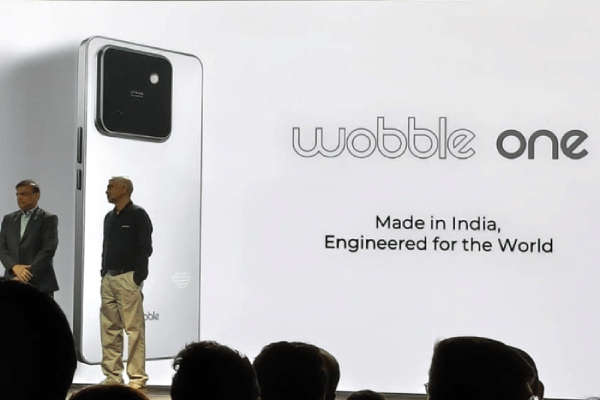 Wobble One smartphone launch, Made in India Android phone, Wobble One price Rs 22,000, Dimensity 7400 chipset phone, Wobble One specs and features, 120Hz AMOLED display mobile, Wobble One triple camera setup, Indian smartphone market 2025, Wobble One RAM and storage, Wobble One Mystic White Eclipse Black Odyssey Blue