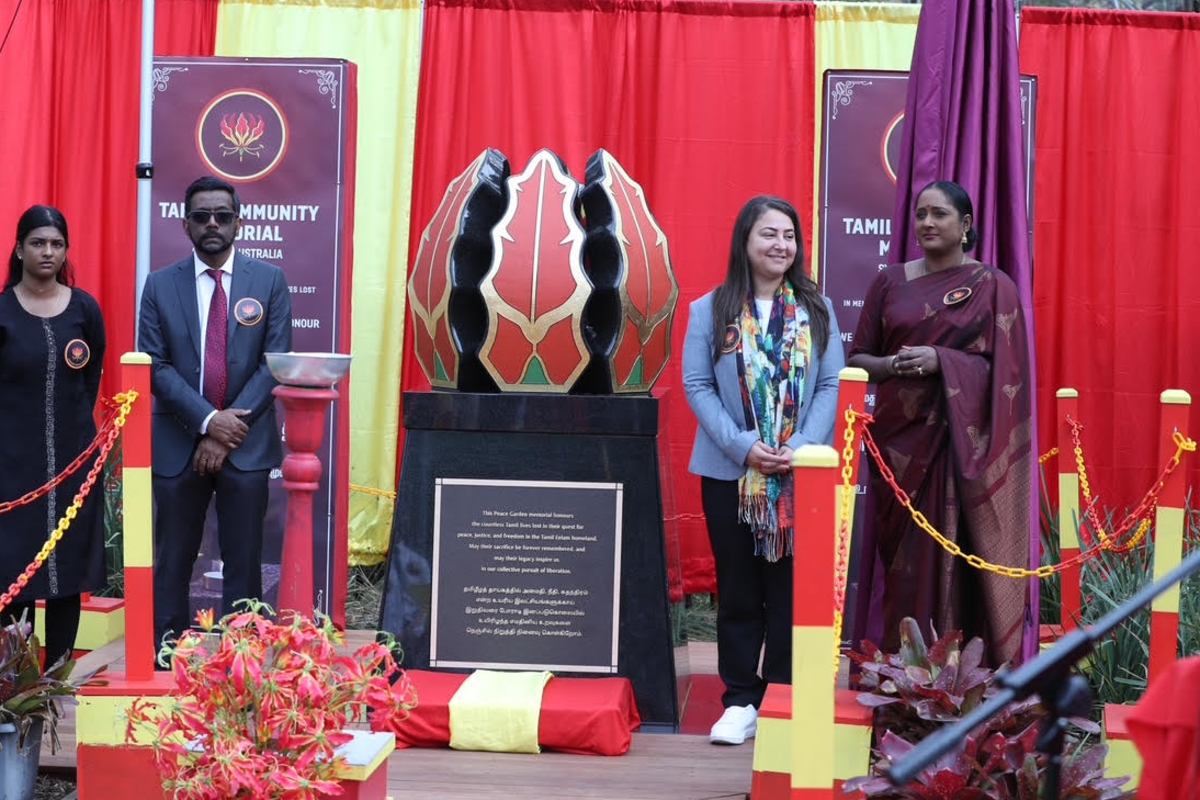 சிட்னியில் எழுந்த முள்ளிவாய்க்கால் நினைவுத் தூபி | Mullivaikkal Memorial Monument In Sydney