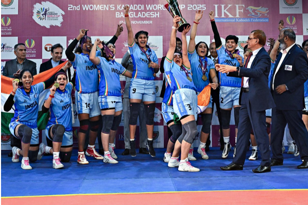 ஒரே மாதத்தில் 3 உலகக்கோப்பை - ஆதிக்கம் செலுத்தும் இந்திய மகளிர் அணி | India Won Women Kabaddi World Cup 3 Trophy Month