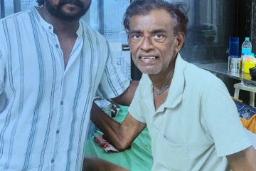 சர்க்கரை நோயால் ஒரு கால் இழந்த நடிகர்.. நேரில் சென்று பணஉதவி செய்த பிரபலம்