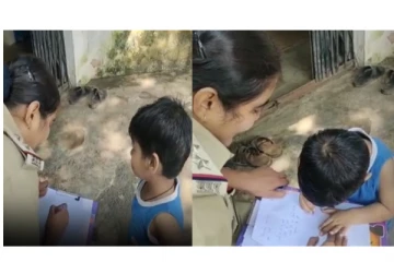 தன் தாய் மீது போலீசில் புகார் கொடுத்த 3 வயது குழந்தை - வைரலாகும் வீடியோ...!