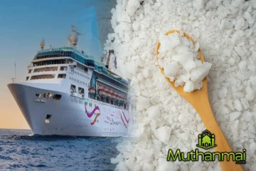 இந்தியாவிலிருந்து உப்புடன் வரும் கப்பல்