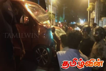 யாழ். இந்திய துணைத் தூதரக அதிகாரிகள் பயணித்த வாகனம் விபத்து! தெய்வாதீனமாக உயிர்தப்பிய அதிகாரிகள்