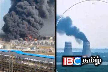 உக்ரைன் அதிரடி தாக்குதல் : அணையாமல் எரியும் ரஷ்யாவின் எண்ணெய் சுத்திகரிப்பு நிலையம் - காணொளி