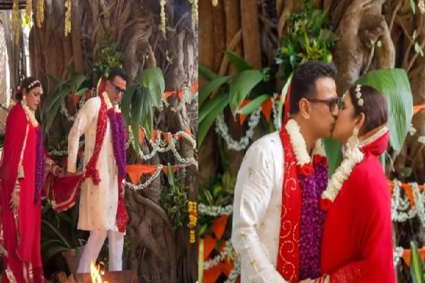 58 வயதில் 2வது திருமணம் செய்த ஜெயம்ரவி பட வில்லன் - வைரலாகும் லிப்லாக்! - தமிழ்நாடு