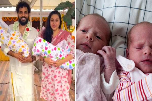 காதலர் தின சிறப்பு நிகழ்ச்சியில் கணவருடன் நடிகை நமீதா! தீயாய் பரவும் காணொளி | Samayal Express Valentine S Day Special Namitha