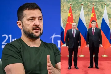 உக்ரைன் போரில் ரஷ்யாவுக்கு ஆதரவளிக்கும் சீனா., ஜெலென்ஸ்கி குற்றச்சாட்டு