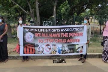 சிறுவர் துஸ்பிரயோகத்திற்கு எதிரான கவனயீர்ப்பு போராட்டம்