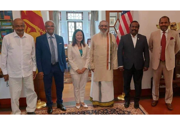 தமிழர் பிரதிநிதிகளுடன் அமெரிக்க இராஜதந்திரி கொழும்பில் பேச்சு | Tamil Leaders Us Ambassador Meeting Colombo