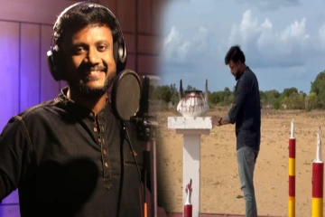 முள்ளிவாய்க்காலில் இந்திய பின்னணிப் பாடகர் சத்தியன்