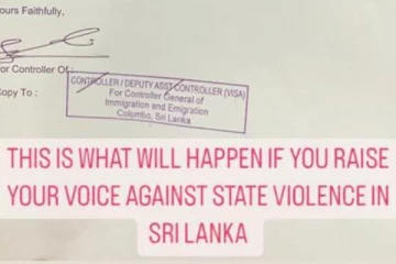 අරගලයට සහය දුන් සුදු ජාතික තරුණියට එරෙහිව මෙරට රජයෙන් දැඩි තීරණයක් - ඇය සමාජ මාධ්යට එක් කල දේ මෙන්න..(PHOTOS)