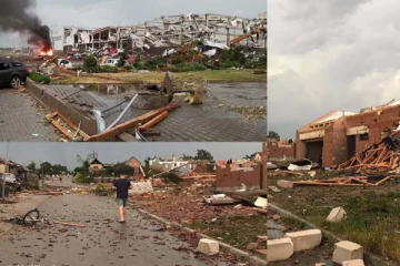 போர் மண்டலம் போல மாறிய செக் குடியரசின் கிராமங்கள்