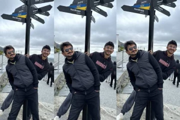 லண்டனில் மகனுடன் இருக்கும் உதயநிதி ஸ்டாலின்! வைரலாகும் புகைப்படம்