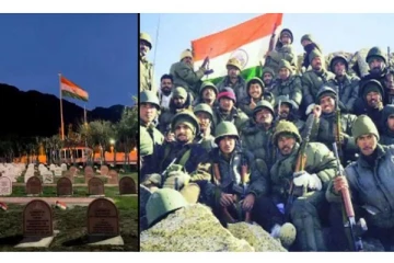 கார்கில் வெற்றி தினம் - நினைவு சின்னத்தில் மரியாதை!