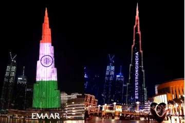 #StayStrongIndia இந்தியாவுக்கு நெகிழ்ச்சியூட்டும் வகையில் ஆதரவை தெரிவித்த அமீரகம்!