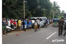 யாழில் கோர விபத்து - நான்கு பேர் படுகாயம் - ஒருவர் ஆபத்தான நிலையில்