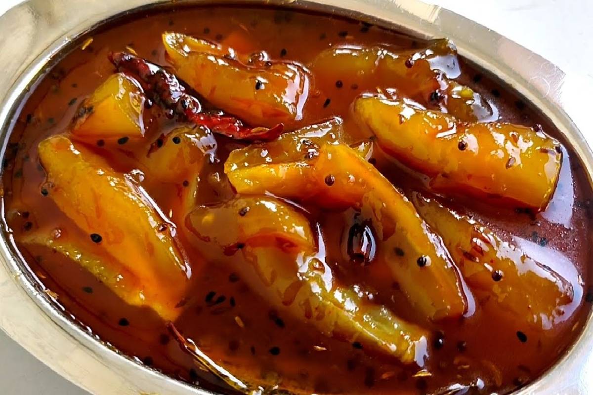 காரசாரமான ‘ஆம்கி லௌஞ்சி’ பத்தே நிமிடத்தில் எப்படி செய்வது? | How To Make Aam Ki Launji Recipe Mango 10 Minutes