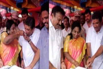 அமைச்சர் பிடிஆருக்கு கேக் ஊட்டிய தமிழிசை செளந்தரராஜன் - ஒரே ஆச்சர்யம்!