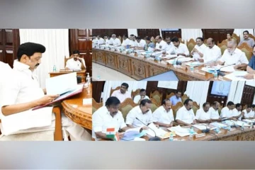 தமிழக அமைச்சரவை கூட்டம் முதலமைச்சர் தலைமையில் தொடங்கியது