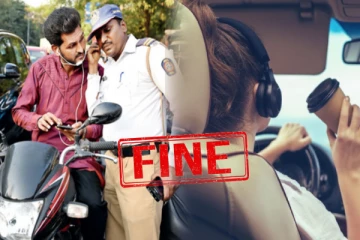 இனி சாலையில் ஹெட்செட் மாட்டி வாகனம் ஓட்டினால் அபராதம் - போலீசார் அதிரடி!