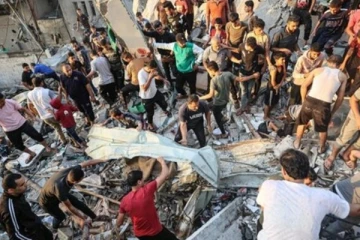 வட காசா அகதிமுகாமிலுள்ள பாடசாலை மீது தாக்குதல் ; 50 இற்கும் அதிகமானோர் பலி!