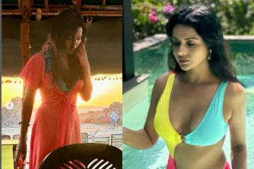 பிகினியில் எல்லைமீறும் ஆடையில் போஸ்!! பிக்பாஸ் நடிகை வெளியிட்ட வீடியோ..