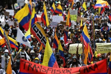 கொலம்பியாவில் அதிபருக்கு எதிராக தொடர்ந்து 3வது வாரம் போராட்டம்