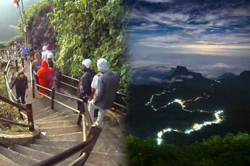 சிவனொளிபாதமலை வீதியிலிருந்து கீழே விழுந்த இந்தியப் பிரஜை