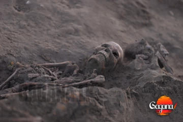 එකිනෙකට ස්පර්ශ වන ආකාරයේ මිනිස් අස්ථි චෙම්මනියෙන් සොයා ගනී