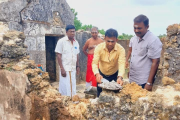 யாழில் மீளுருவாக்கம் செய்யப்படும் 400 வருடங்கள் பழமையான சிவன் ஆலயம் !