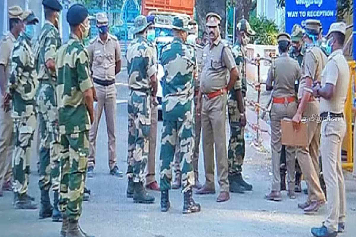 அதிரடி திருப்பங்களுடன் வெளியாகவுள்ள தமிழக தேர்தல் முடிவுகள்! வாக்கெண்ணும் மையங்களில் துப்பாக்கிஏந்திய பொலிஸ் பாதுகாப்பு | Tamilnadu Police Security Vote Counting Centers