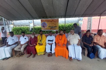 "தமிழர் மரபுரிமையைப் பாதுகாப்போம்" நல்லூரில் உண்ணா நோன்புப் போராட்டம்..!