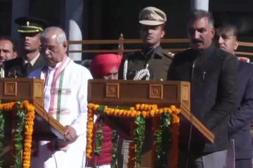 இமாச்சலப் பிரதேசம்: 15வது முதலமைச்சராக சுக்விந்தர் சிங் சுக்கு பதவியேற்பு