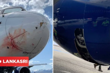 புறப்பட்ட சிறிது நேரத்தில் தீப்பிடித்து எரிந்த இன்ஜின்... இரத்த கறையுடன் அவசரமாக தரையிறங்கிய விமானம்: நடுவானில் என்ன நடந்தது?