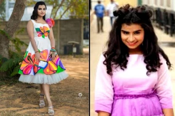 கலர் கவுனில் பொம்மையாக காட்சியளிக்கும் பிரபலம்! சொக்கவைக்கும் அழகிய புகைப்படங்கள்