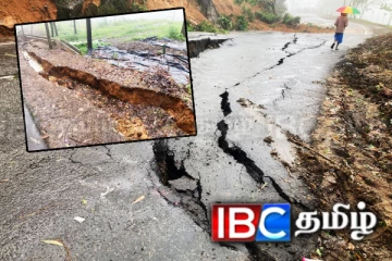 நுவரெலியா - ஹட்டன் பிரதான வீதி தாழிறங்கல்