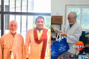 නාමල් රාජපක්ෂ ගැන ප්‍රබල අනාවැකියක් ? හදිසියේම කොරියාවට ගිය නාමල් [PHOTOS]