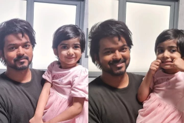 விஜய் தூக்கி வைத்திருக்கும் இந்த குழந்தை யார் தெரியுமா? இவரின் மகள் தான்