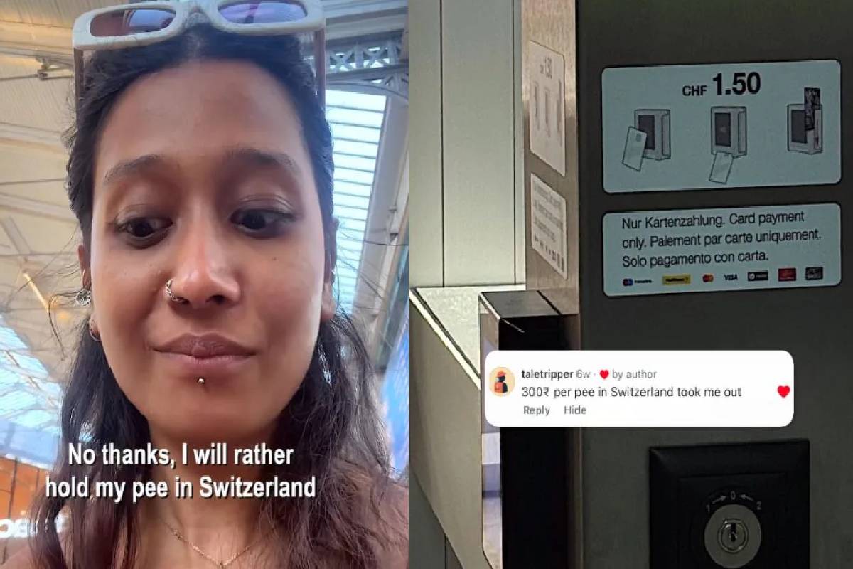 சுவிட்சர்லாந்தில் பொதுக்கழிவறையை பயன்படுத்திய இந்திய இளம்பெண் பகிர்ந்துள்ள தகவல் | Influencer On Cost Of Using Public Toilet In Swiss சுவிட்சர்லாந்தில் பொதுக்கழிவறையை பயன்படுத்திய இந்திய இளம்பெண் பகிர்ந்துள்ள தகவல் | Influencer On Cost Of Using Public Toilet In Swiss