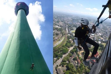 கொழும்பு தாமரை கோபுரத்தில் ஆரம்பமாகும் புதிய விளையாட்டு!(படங்கள்)