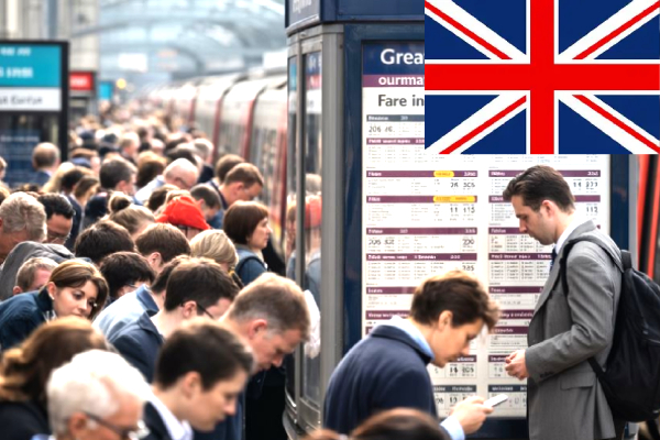 UK rail fare hike 2026, train ticket price increase UK, Retail Prices Index UK 2025, Great British Railways GBR, UK public transport cost, rail travel affordability UK