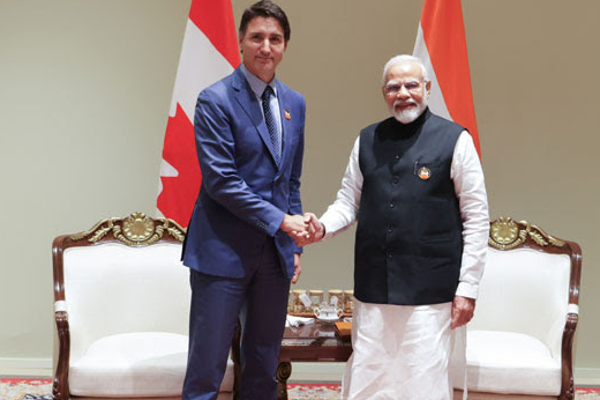 justin trudeau - modi
