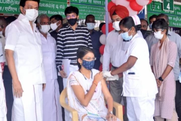 3-ஆவது மெகா கொரோனா தடுப்பூசி முகாம் - முதல்வர் மு.க.ஸ்டாலின் ஆய்வு