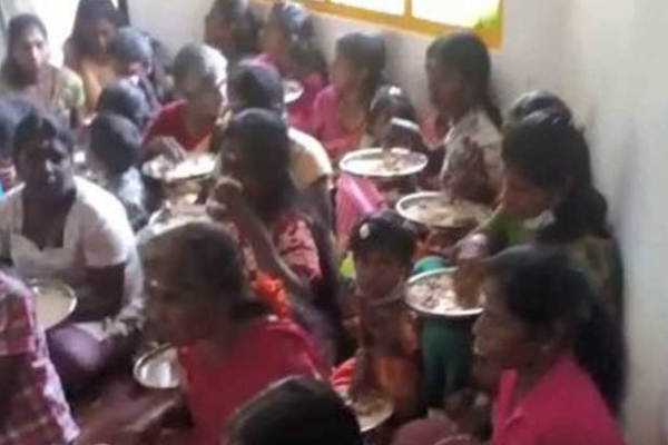 ஹட்டன் பகுதியில் ஊரடங்கை மீறி கோவில் ஒன்றில் இடம்பெற்ற உற்சவம்: புகைப்படங்கள் | Celebration Temple Across Curfew The Hutton Area