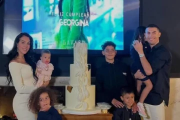 சவுதி அரேபியாவில் தனது பிறந்தநாளை கொண்டாடிய ரொனால்டோ காதலி! வீடியோ, புகைப்படம்