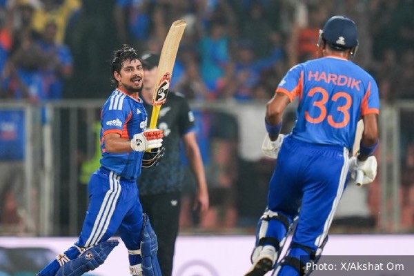 நியூசிலாந்து வீரர்களை சிதறவிட்ட இந்திய பேட்ஸ்மேன்கள்: அதிரடி சதம் விளாசிய இஷான் கிஷன் | Ishan Kishan Hit 100S In T20 Against Nz