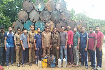 கிளிநொச்சியில் முற்றுகையிடப்பட்டுள்ள கசிப்பு உற்பத்தி நிலையம்