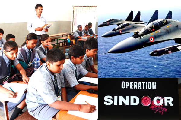 Operation Sindoor NCERT syllabus, India Pakistan retaliation Operation Sindoor, NCERT new military education module, Indian armed forces school syllabus, NCERT Operation Sindoor classes 3 to 12, Mission LiFE in school books, Chandrayaan Aditya L1 NCERT update, Subhanshu Shukla ISS syllabus, Partition horrors NCERT books, India Pakistan terror strike retaliation